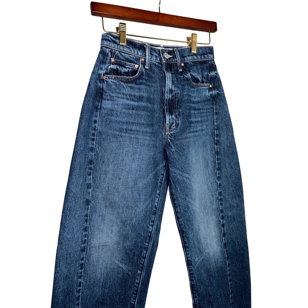 Mother Superior 24 Lil' Half-Pipe Ankle Jeans Wide Barrel Leg Denim Baggy Street - Picture 2 of 14